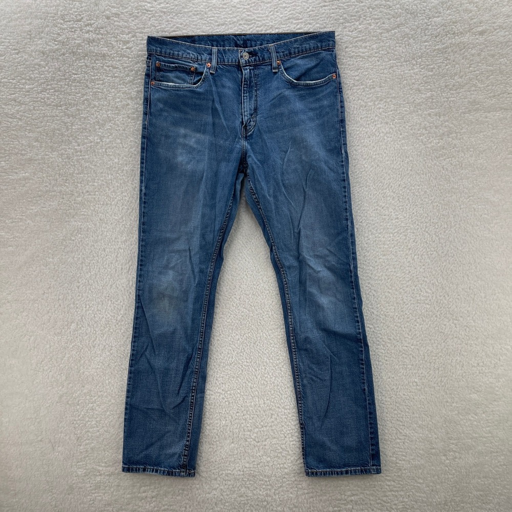Levis Jeans Mens 36x34 Blue 559 Relaxed Straight Medium Wash Denim Casual Y2K